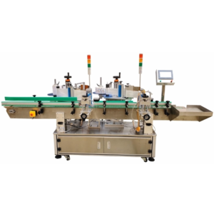 full automatic double head round bottle labeling machine